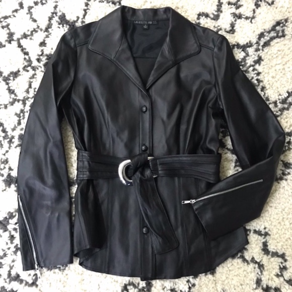 Lafayette 148 New York Jackets & Blazers - LAFAYETTE 148 Buttery Soft Leather Shirt Jacket